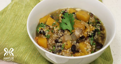 Black Bean, Butternut Squash and Quinoa Stew - Black Bean, Butternut Squash and Quinoa Stew