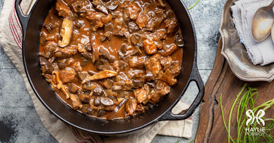 Braised Beef and Mushrooms - Braised Beef and Mushrooms