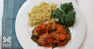 Chicken Sausage with Coconut Tomato Sauce - Chicken Sausage with Coconut Tomato Sauce