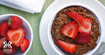 Chocolate Slow-Cooker Oatmeal - Chocolate Slow-Cooker Oatmeal