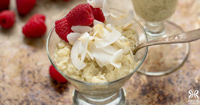 Coconut Almond Pudding - Coconut Almond Pudding