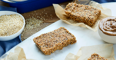 Crispy Quinoa Chia Bars - Crispy Quinoa Chia Bars