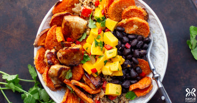 Cuban Chicken and Black Bean Quinoa Bowl - Cuban Chicken and Black Bean Quinoa Bowl