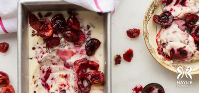 Cherry Cacao Chip Ice “Cream” - Cherry Cacao Chip Ice “Cream”
