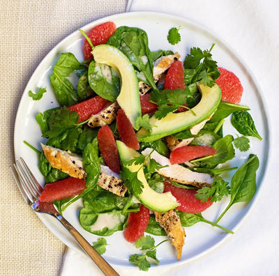 Roasted Chicken, Avocado & Grapefruit Salad - Roasted Chicken, Avocado & Grapefruit Salad