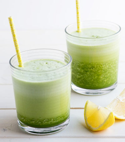 Kale-Lemon-Ginger Protein Smoothie - Kale-Lemon-Ginger Protein Smoothie