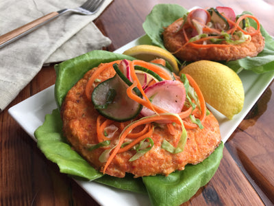 Kimchi Salmon Patties - Kimchi Salmon Patties