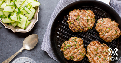 Beef Kefta Patties with Cucumber and Lemon - Beef Kefta Patties with Cucumber and Lemon