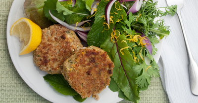 Lemony Chickpea Burgers - Lemony Chickpea Burgers