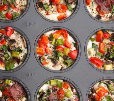 Loaded Egg White Muffins - Loaded Egg White Muffins