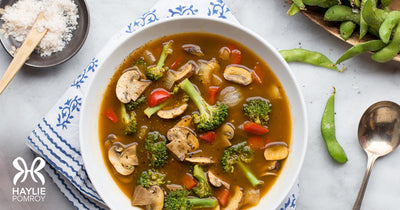 Easy Mushroom Veggie Soup - Easy Mushroom Veggie Soup