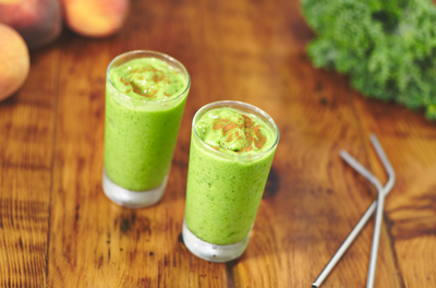 Peach-Kale Smoothie - Peach-Kale Smoothie