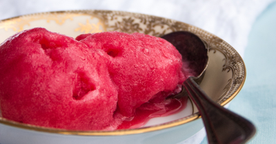 Rhubarb Granita - Rhubarb Granita