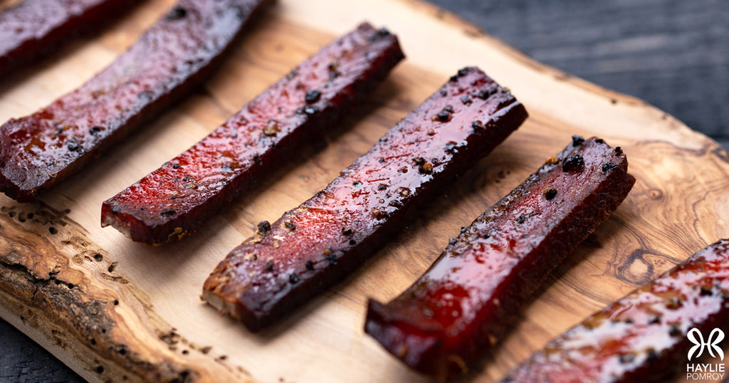 Spicy Salmon Jerky Haylie Pomroy