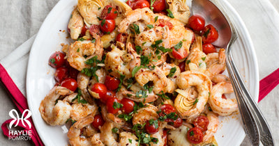 Scrumptious Shrimp with Artichokes - Scrumptious Shrimp with Artichokes