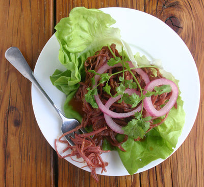 Shredded Brisket with Chipotle Dressing - Shredded Brisket with Chipotle Dressing