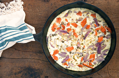 Smoked Salmon Frittata - Smoked Salmon Frittata