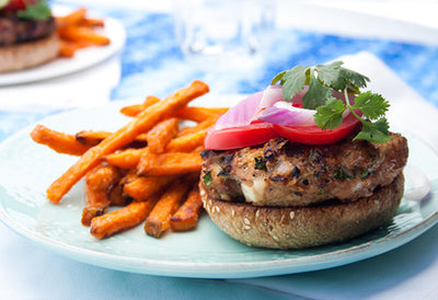 Spiced Turkey Burgers - Spiced Turkey Burgers