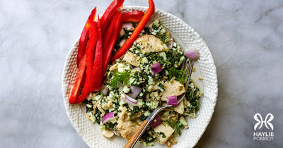 Spinach-Egg White Tuna Salad - Spinach-Egg White Tuna Salad