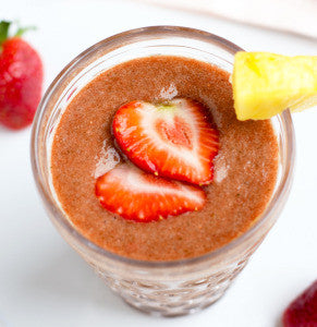 Strawberry-Pineapple-Spinach Smoothie - Strawberry-Pineapple-Spinach Smoothie