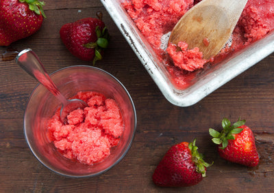Strawberry Granita - Strawberry Granita