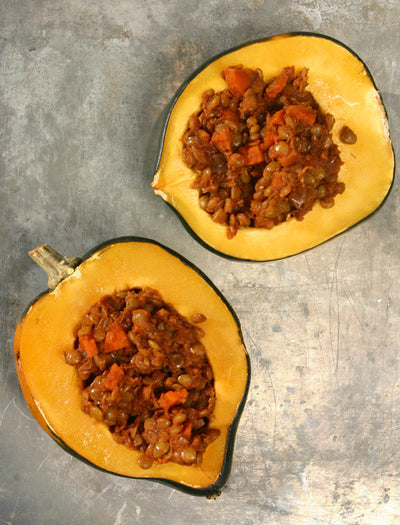 Stuffed Acorn Squash - Stuffed Acorn Squash