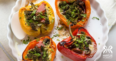 Stuffed Breakfast Peppers - Stuffed Breakfast Peppers