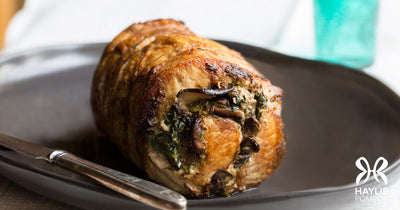 Roasted Stuffed Pork Loin - Roasted Stuffed Pork Loin