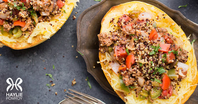 Stuffed Spaghetti Squash - Stuffed Spaghetti Squash