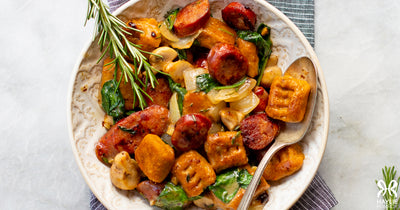 Sweet Potato Gnocchi Skillet - Sweet Potato Gnocchi Skillet