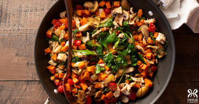 Sweet Potato and Turkey Hash - Sweet Potato and Turkey Hash