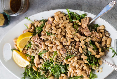 Tuna, White Bean, and Arugula Salad - Tuna, White Bean, and Arugula Salad