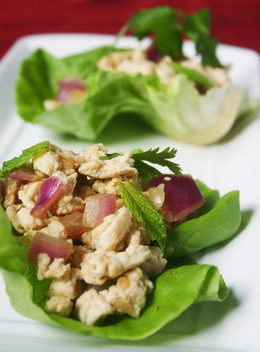 Thai Larb Lettuce Cups - Thai Larb Lettuce Cups
