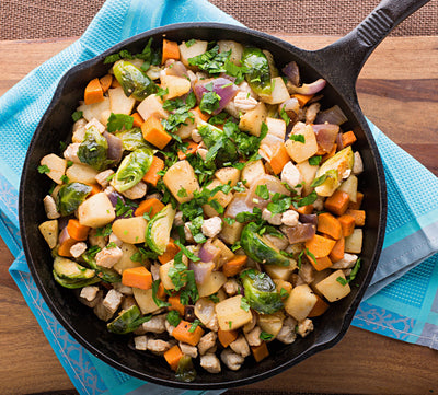 Turkey, Sweet Potato, and Pear Skillet - Turkey, Sweet Potato, and Pear Skillet