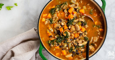 Turkey, White Bean & Kale Soup - Turkey, White Bean & Kale Soup