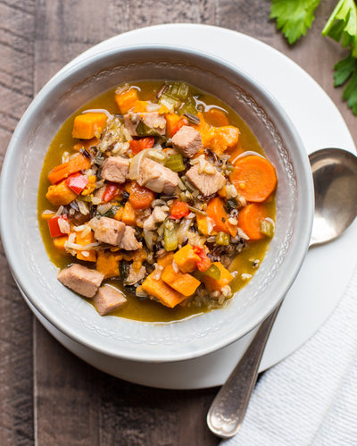Turkey Wild Rice Soup - Turkey Wild Rice Soup