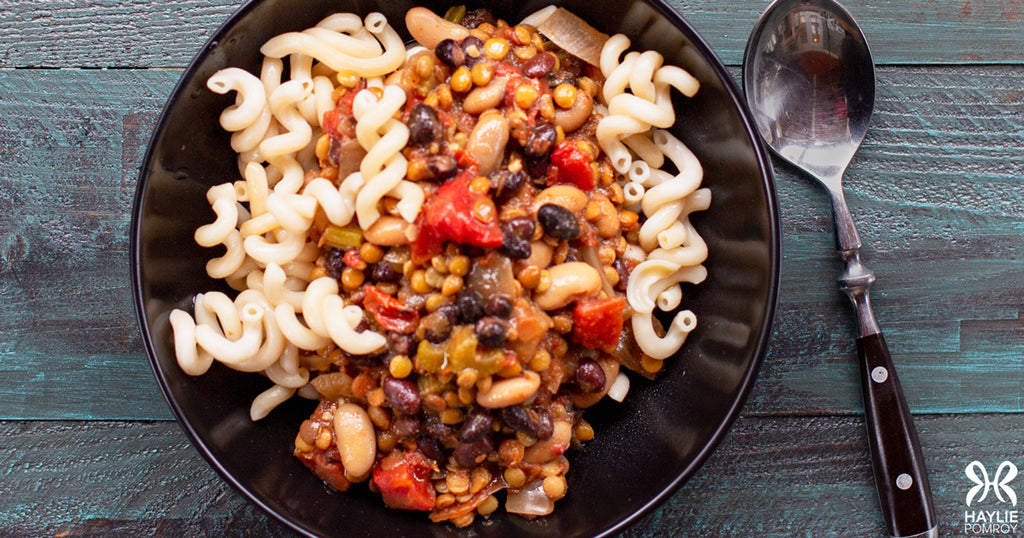 Vegetarian Lentil Chili
      
      
      
        &ndash; Haylie Pomroy