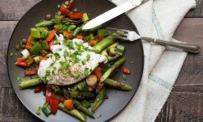 Warm Asparagus Lentil Salad - Warm Asparagus Lentil Salad