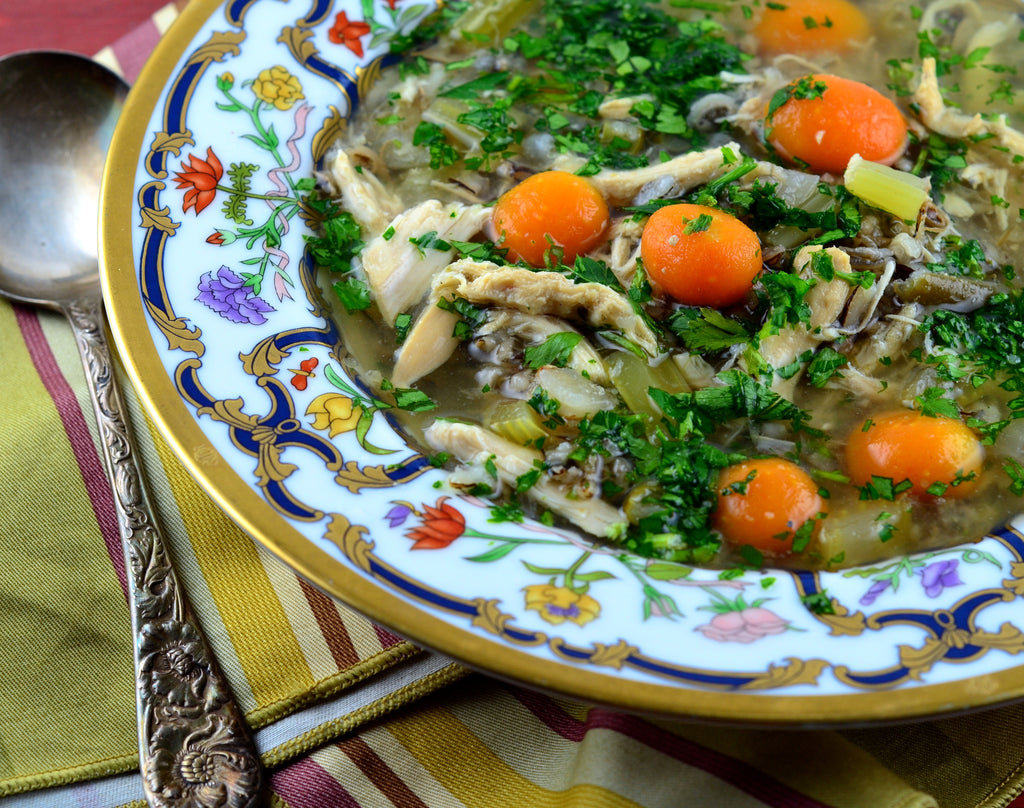 Organic Chicken & Brown Rice Soup – Yorkshire Valley Farms