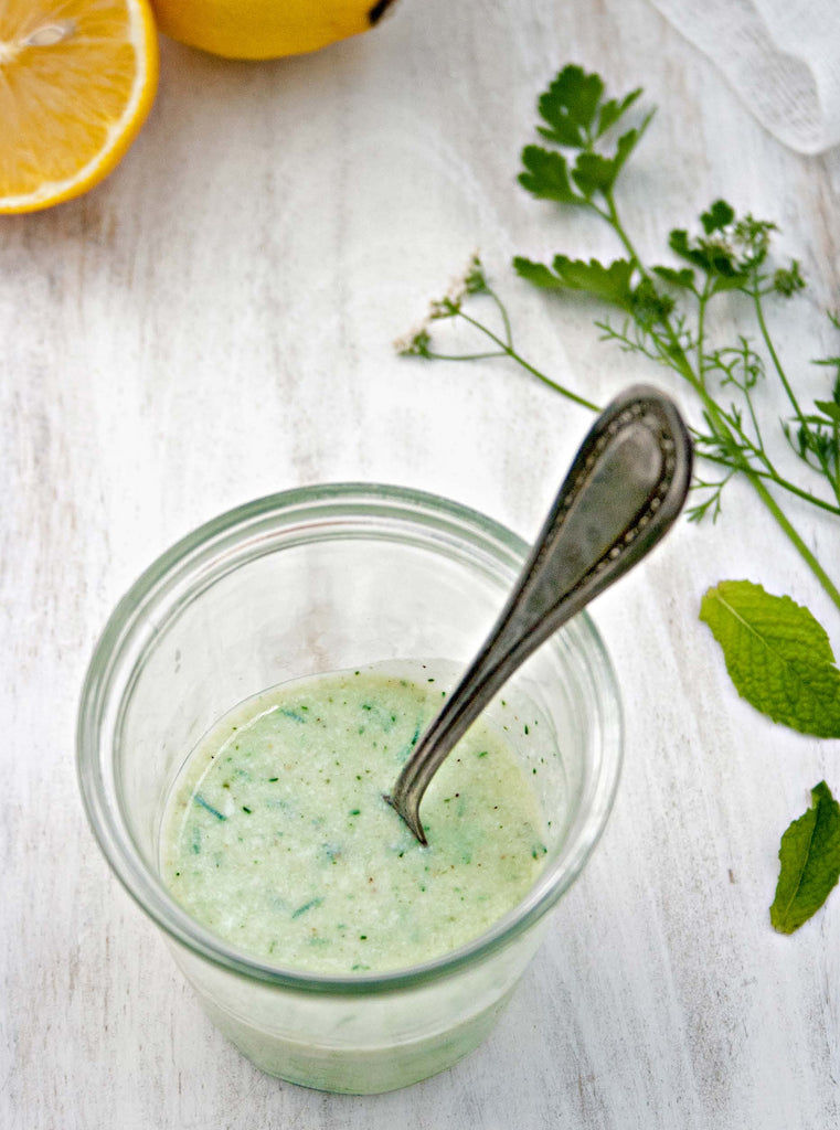 Creamy LemonHerb Dressing Haylie Pomroy