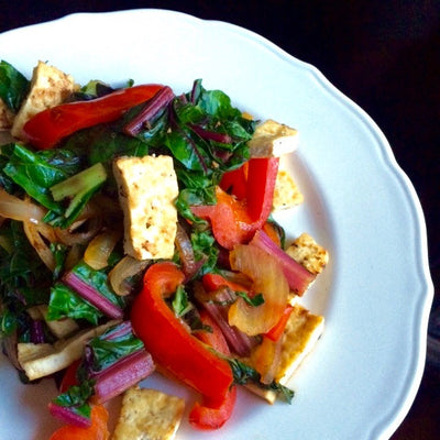 Chard and Tofu Stir Fry - Chard and Tofu Stir Fry