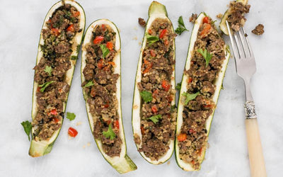 Stuffed Zucchini - Stuffed Zucchini