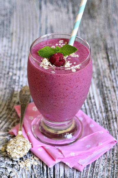 Berry Nutty Oatmeal Smoothie - Berry Nutty Oatmeal Smoothie