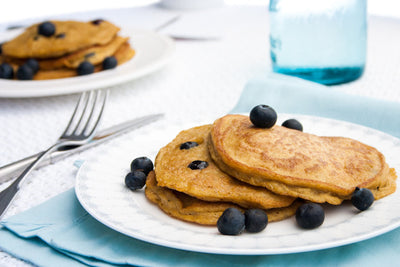 Blueberry-Lemon Quinoa Pancakes - Blueberry-Lemon Quinoa Pancakes