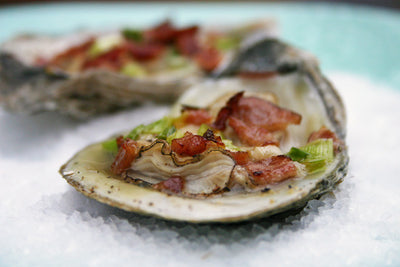 Broiled Oysters with Bacon - Broiled Oysters with Bacon