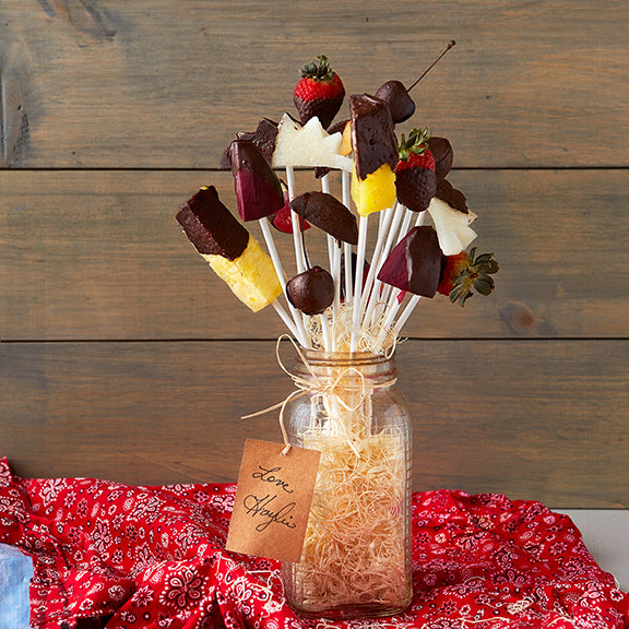 Chocolate-Dipped Salad Bar