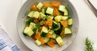 Cucumber & Tangerine Salad - Cucumber & Tangerine Salad