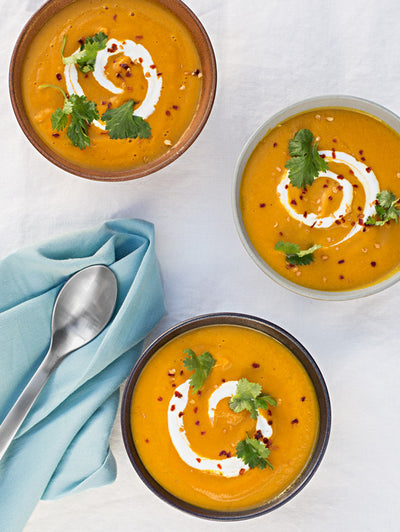 Curried Coconut Carrot Soup - Curried Coconut Carrot Soup
