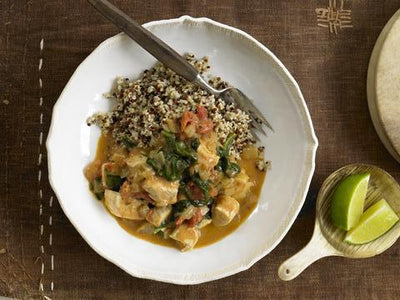 Sweet and Spicy Coconut Curry Chicken - Sweet and Spicy Coconut Curry Chicken