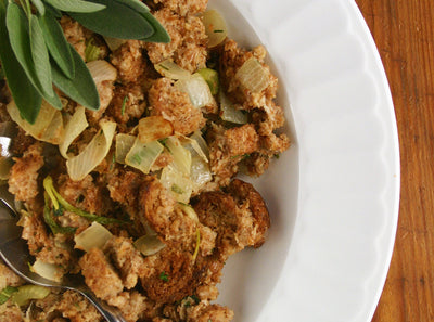 Savory Sprouted-Grain Stuffing - Savory Sprouted-Grain Stuffing